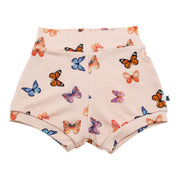 Baby/kid’s High Waisted Shorties | Butterfly Kid’s Shorts Bamboo/cotton 1