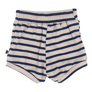 Baby/kid’s High Waisted Shorties | Navy Stripe Kid’s Shorts Bamboo/cotton 2