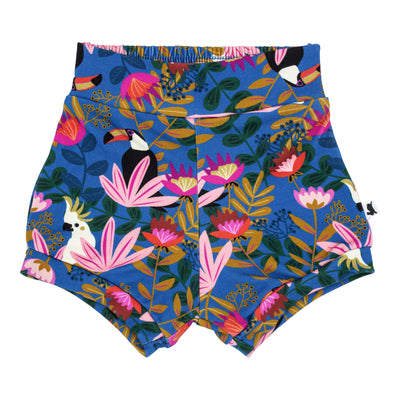 Baby/kid’s High Waisted Shorties | Paradise Floral Kid’s Shorts Bamboo/cotton 1