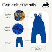 Baby/kid’s Overalls | Classic Blue Kid’s Overalls Bamboo/cotton 7