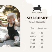 Baby/kid’s Short Overalls | Black Kid’s Overalls Bamboo/cotton 4