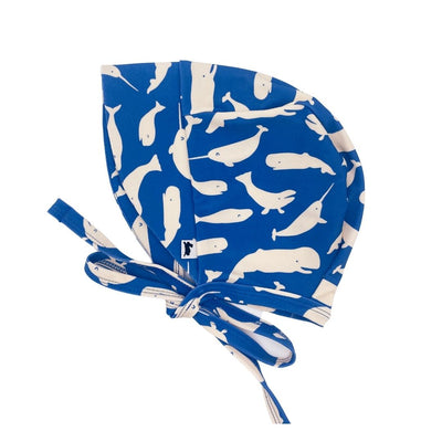 Baby/kid’s Upf50+ Swim Bonnet | Whales Sun Bamboo/cotton 1