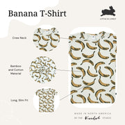 Baby/kid’s/youth All-over Print Slim-fit T-shirt | Bananas Kid’s Bamboo/cotton 2