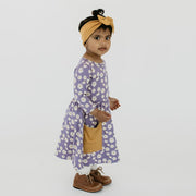 Baby/kid’s/youth Clementine Dress | Purple Daisies Girl’s Bamboo/cotton 3