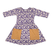 Baby/kid’s/youth Clementine Dress | Purple Daisies Girl’s Bamboo/cotton 1
