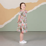 Baby/kid’s/youth Daphne Dress | Antique Floral Girl’s Bamboo/cotton 4