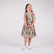 Baby/kid’s/youth Daphne Dress | Antique Floral Girl’s Bamboo/cotton 2