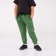 Baby/kid’s/youth Drawstring Joggers | Leaf Green Kid’s Joggers Bamboo/cotton 3