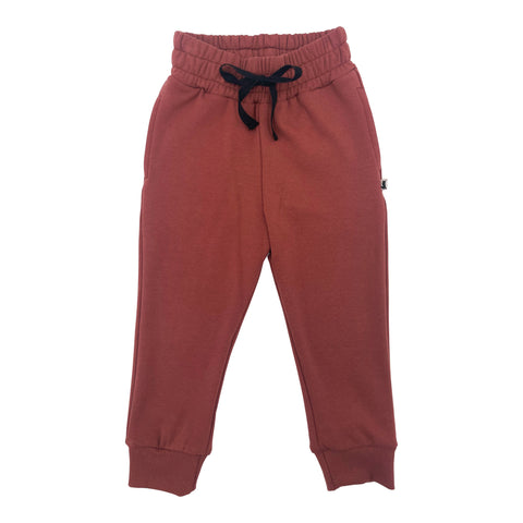 Baby/kid’s/youth Fleece-lined Drawstring Joggers | Burgundy Kid’s Joggers