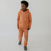 Baby/kid’s/youth Fleece-lined Drawstring Joggers | Orange Kid’s Joggers