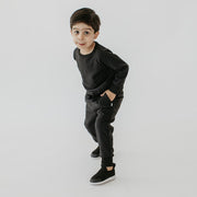 Baby/kid’s/youth Fleece-lined Pullover | Black Kid’s Bamboo/cotton 3