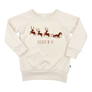 Baby/kid’s/youth Fleece-lined ’sleigh N’ It’ Pullover | Cream Kid’s