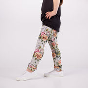 Baby/kid’s/youth Leggings | Antique Floral Leggings Bamboo/cotton 3