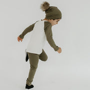 Baby/kid’s/youth Leggings | Olive Leggings Bamboo/cotton 3