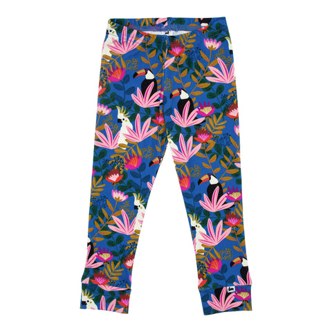 Baby/kid’s/youth Leggings | Paradise Floral Leggings Bamboo/cotton 1