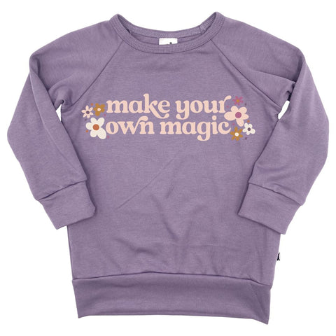 Baby/kid’s/youth ’make Your Own Magic’ Pullover | Violet Kid’s Bamboo/cotton 1