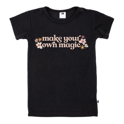Baby/kid’s/youth ’make Your Own Magic’ Slim-fit T-shirt | Black Kid’s