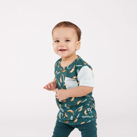 Baby/kid’s/youth Pocket Slim-fit T-shirt | Otter Tidepool Kid’s Bamboo/cotton 4