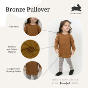 Baby/kid’s/youth Pullover | Bronze Kid’s Bamboo/cotton 4