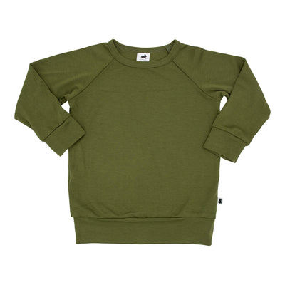 Baby/kid’s/youth Pullover | Olive Kid’s Bamboo/cotton 1