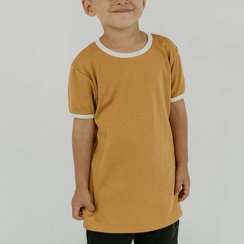 Baby/kid’s/youth Ringer Slim-fit T-shirt | Sunflower Kid’s Bamboo/cotton 2