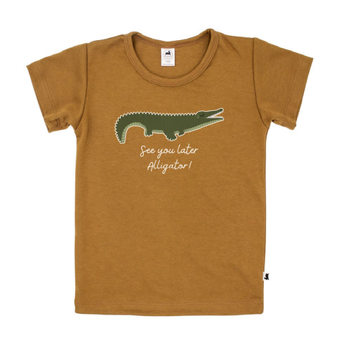 Baby/kid’s/youth ’see You Later Alligator’ Slim-fit T-shirt | Umber Kid’s