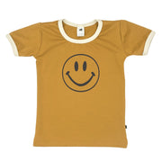 Baby/kid’s/youth ’smiley’ Ringer Slim-fit T-shirt | Sunflower Kid’s