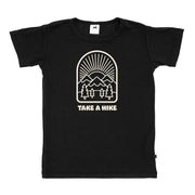 Baby/kid’s/youth ’take a Hike’ Slim-fit T-shirt | Black Kid’s Bamboo/cotton 1