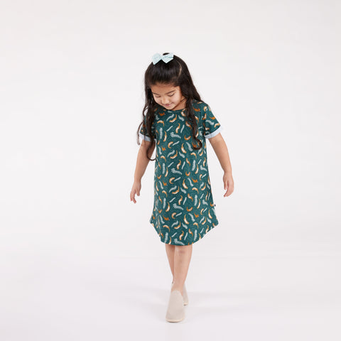 Baby/kid’s/youth Winslow Dress | Otter Tidepool Girl’s Bamboo/cotton 2