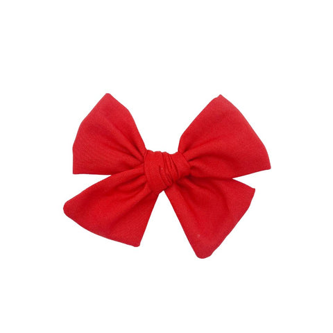 Primary Red | Midi Bow Bamboo/cotton 1